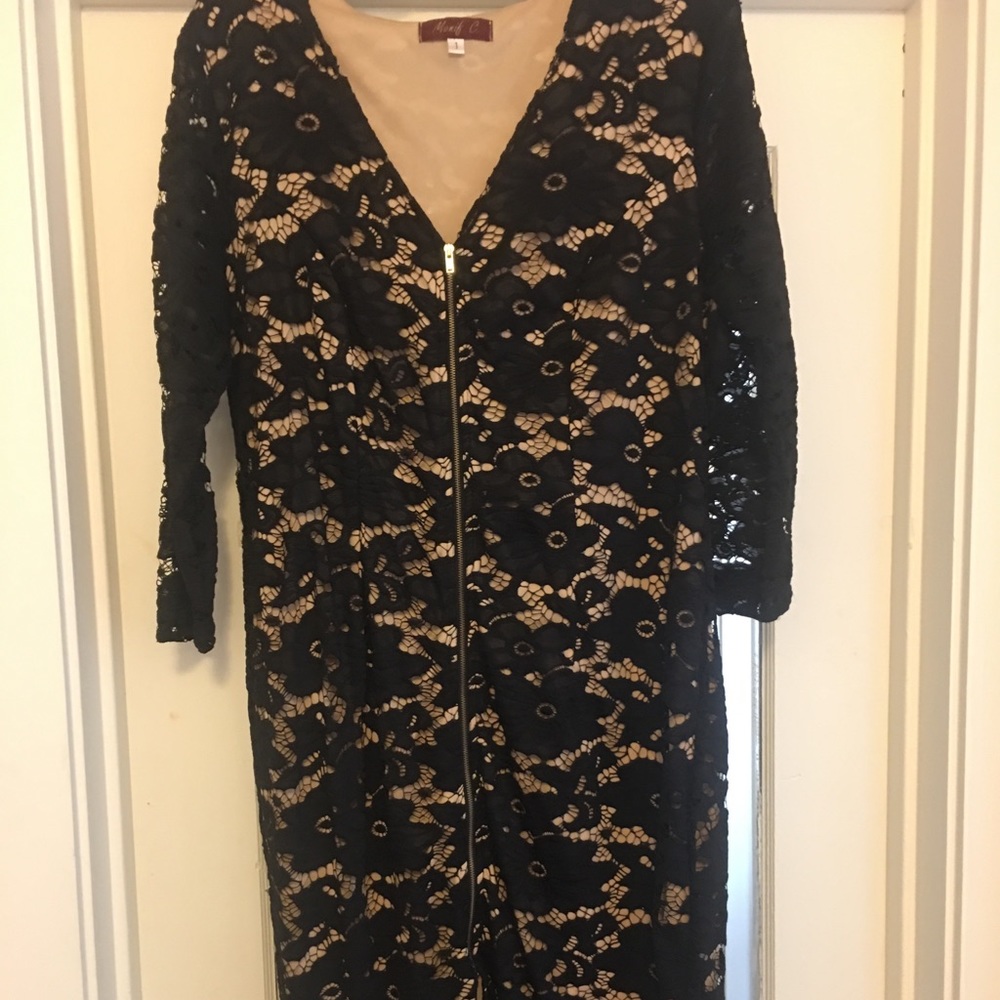 Monif C lace dress